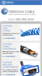 Mobile Screenshot of meridiancableassemblies.com